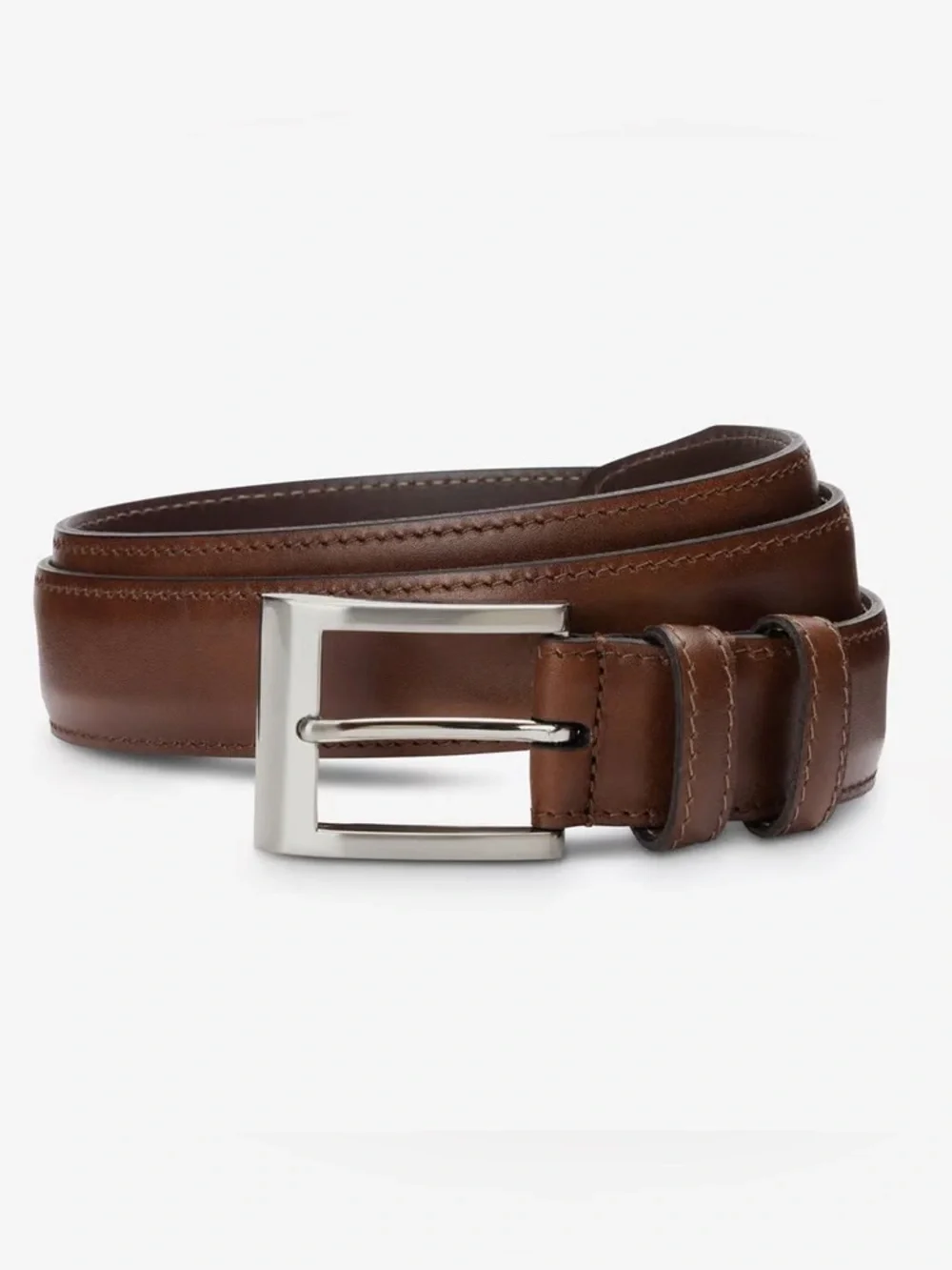 Allen Edmonds Wide Basic Dress Belt - Chili Leather